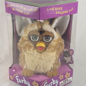 Furby Interactive Plush Toy - Brown and White